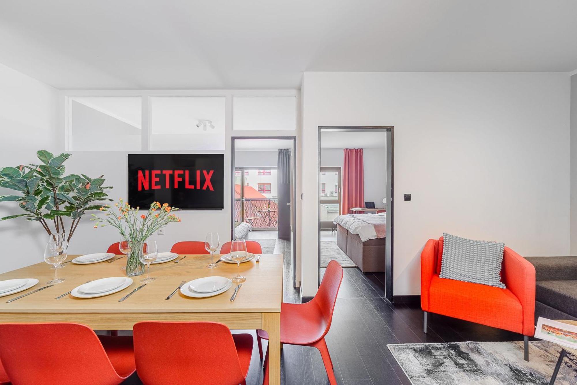 Apartments With Large Balcony, Parking Praga Exterior foto